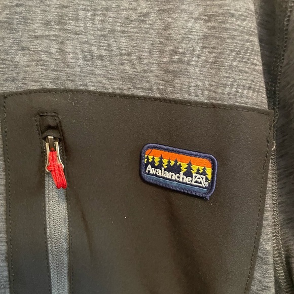 AVALANCHE Outdoor Supply Co Sweater Men’s Size XL grey 1/4 Zip Up Pullover - Picture 3 of 4